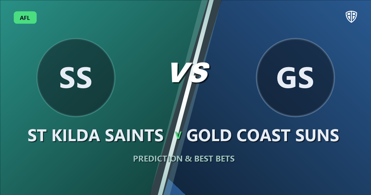 AFL news: St Kilda Saints vs Gold Coast Suns Prediction & Picks : Stat-Based Insights