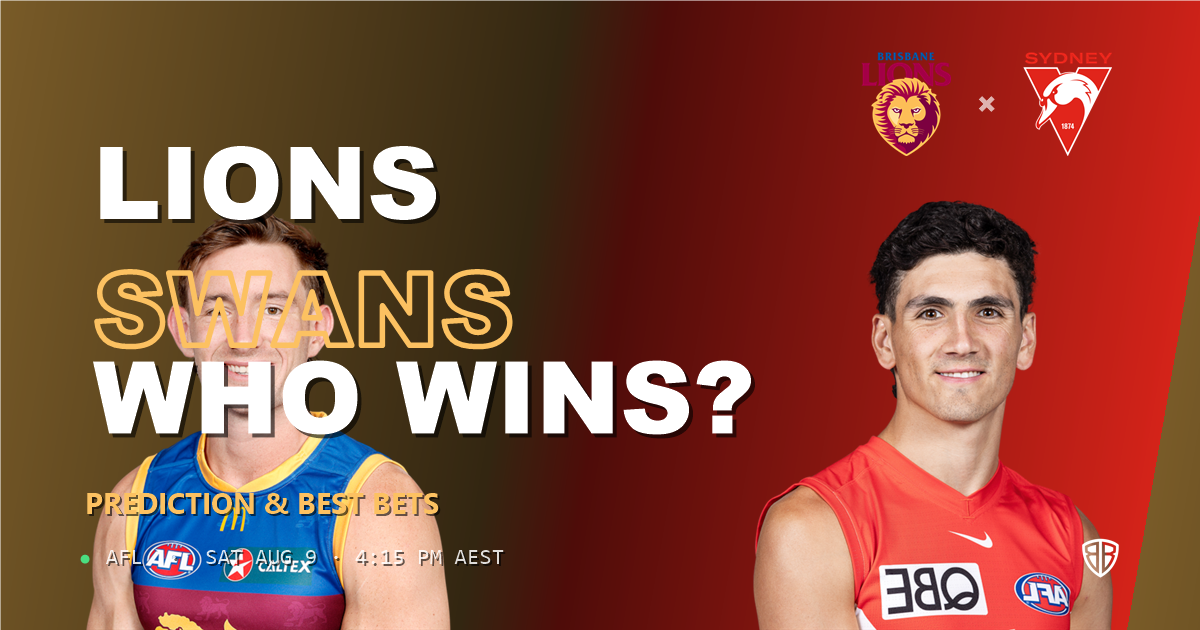 AFL news: Brisbane Lions vs Sydney Swans Prediction & Picks (Callum Ah Chee Key Factor): Stat-Based Insights