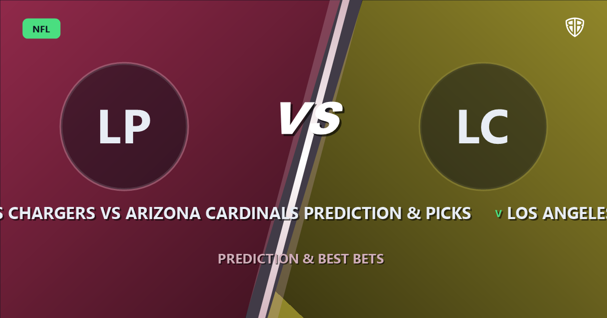 Los Angeles Chargers vs Arizona Cardinals Prediction & Picks (Tre Harris Impact): Odds & Edges