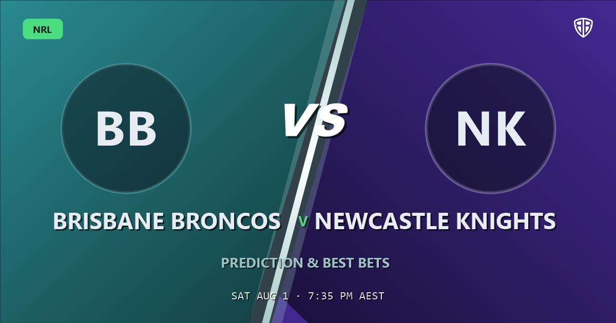 NRL news: Brisbane Broncos vs Newcastle Knights Prediction & Picks (Mat Croker Key Factor): Odds Analysis & Top Props