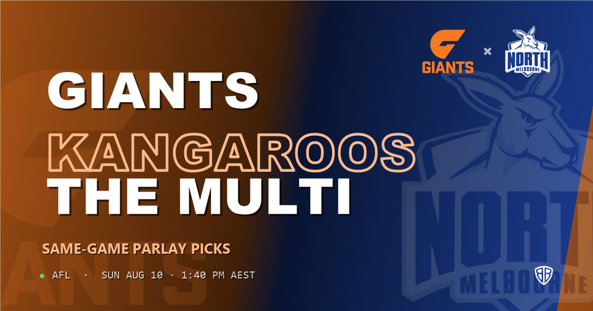 AFL news: Greater Western Sydney Giants vs North Melbourne Kangaroos Prediction & Same Game Multi picks Key Insights: High-Value Opportunity