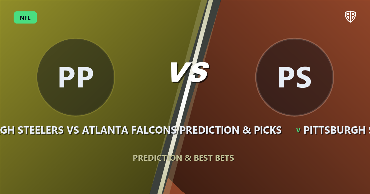 Pittsburgh Steelers vs Atlanta Falcons Prediction & Picks: Odds & Edges