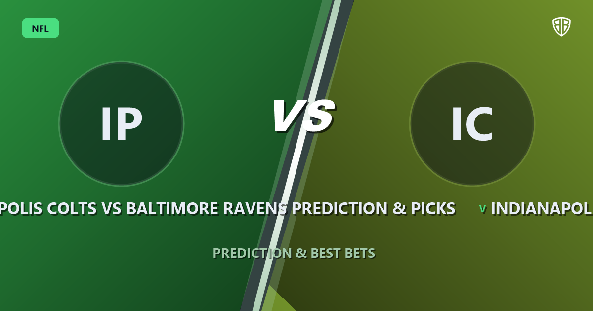Indianapolis Colts vs Baltimore Ravens Prediction & Picks: Odds & Edges