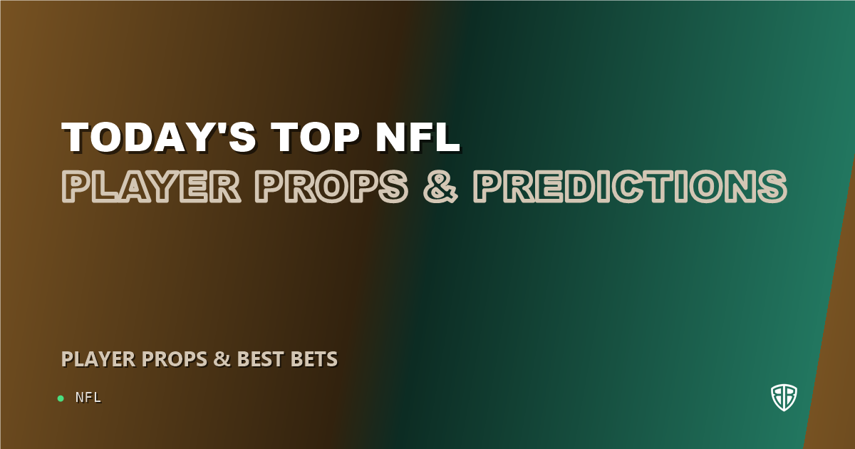 Today's Top NFL Player Props & Predictions, Saturday 09/27 (Pat Freiermuth Focus)