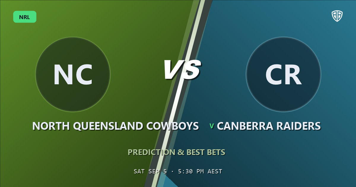 NRL news: North Queensland Cowboys vs Canberra Raiders Prediction & Picks (Ethan Sanders Key Factor): Our Expert Analysis