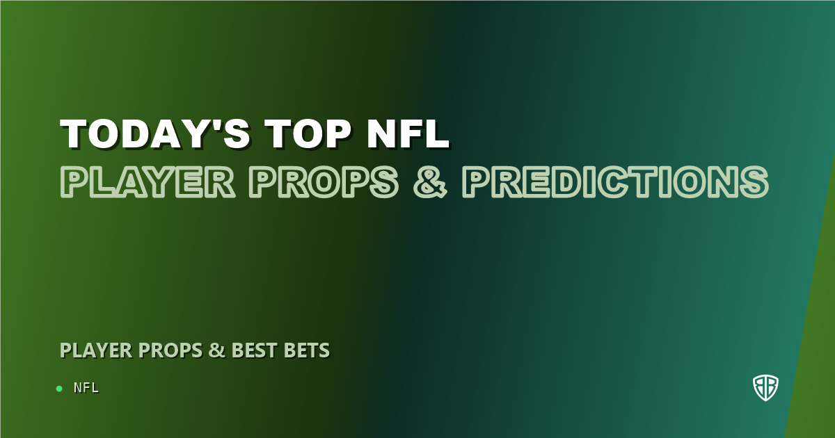 Today's Top NFL Player Props & Predictions, Sunday 09/28 (Jaylen Warren Focus)