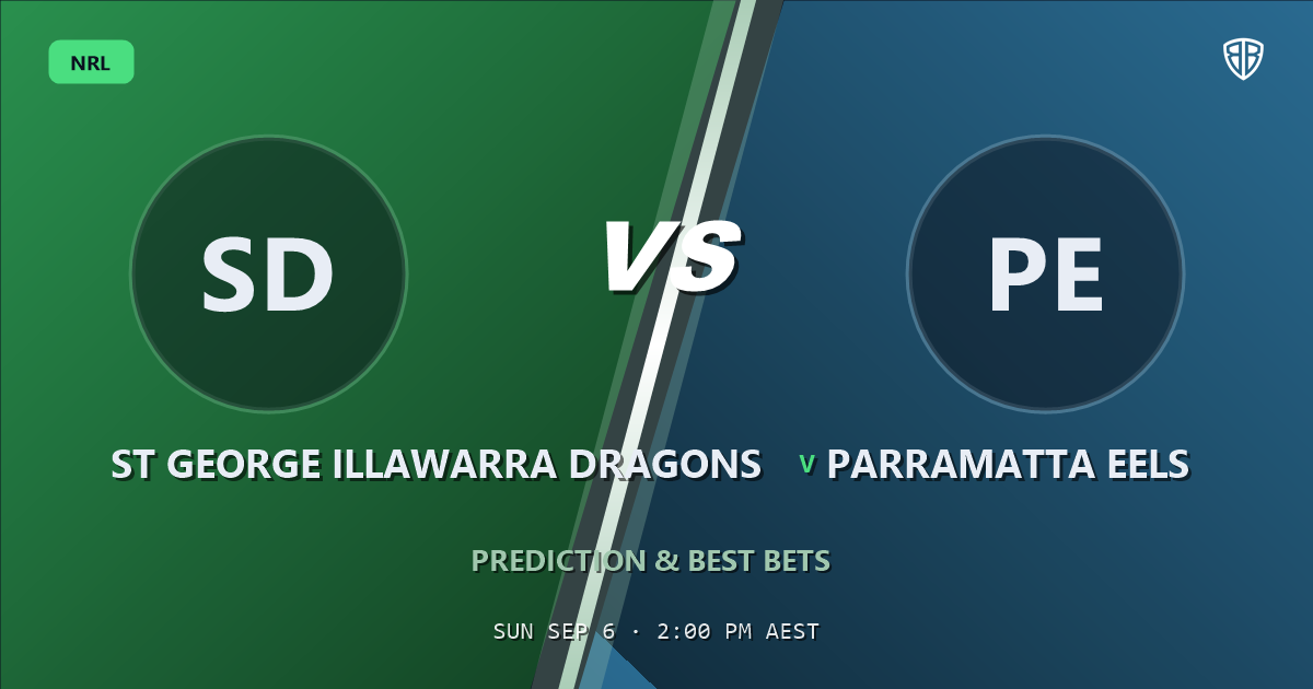 NRL news: St George Illawarra Dragons vs Parramatta Eels Prediction & Picks (Sean Russell Key Factor): Stat-Based Insights