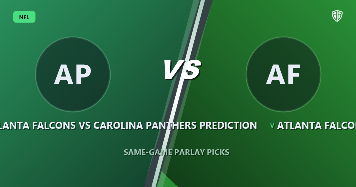 Atlanta Falcons vs Carolina Panthers Prediction & Same Game Parlay Picks: Expert Analysis