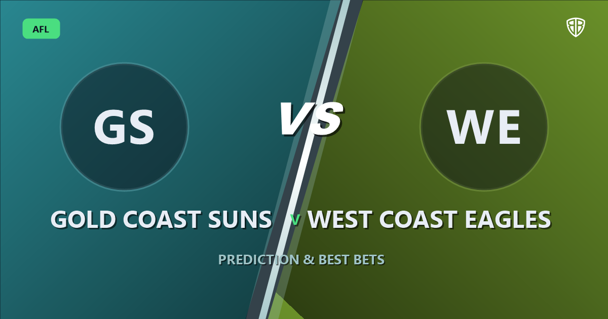 AFL news: Gold Coast Suns vs West Coast Eagles Prediction & Picks : Stat-Based Insights