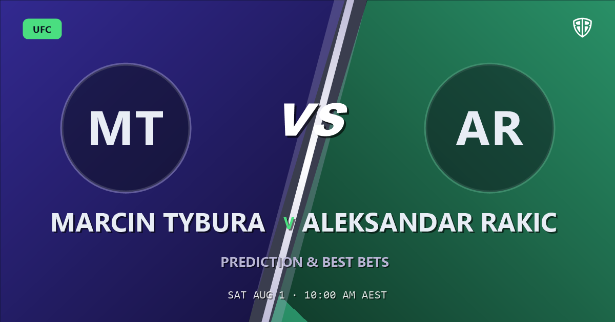 UFC news: Marcin Tybura vs Aleksandar Rakic Prediction & Picks: High-Value Opportunity