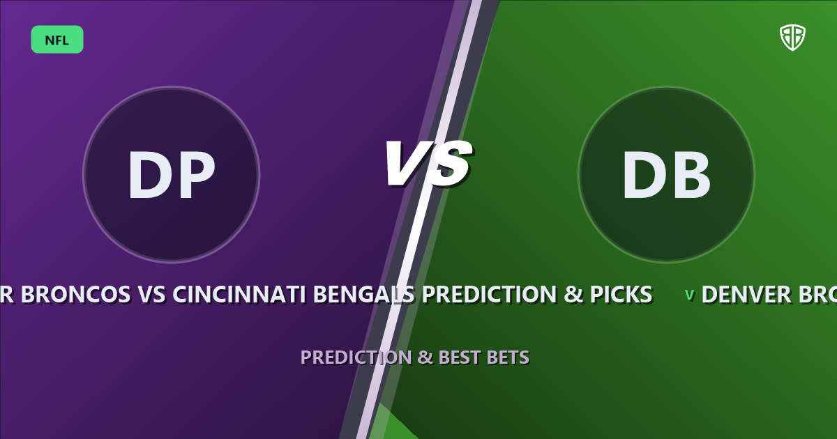 Denver Broncos vs Cincinnati Bengals Prediction & Picks: Odds & Edges