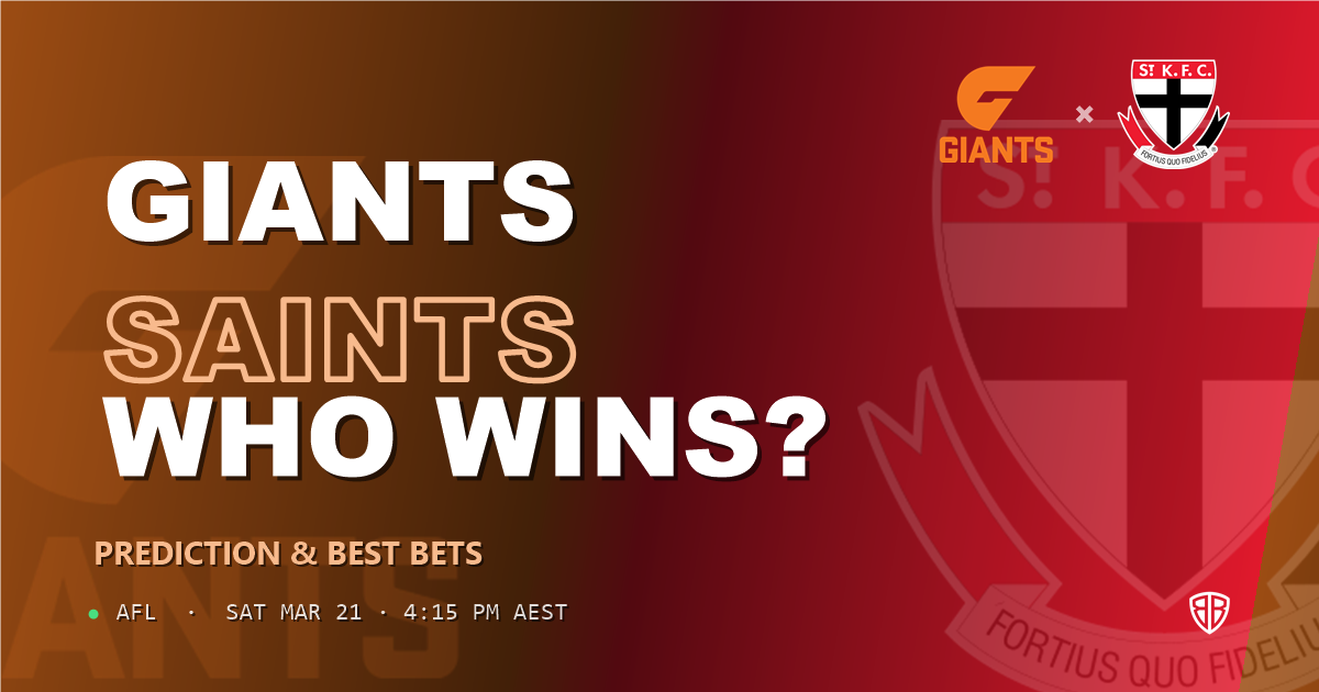 AFL news: Greater Western Sydney Giants vs St Kilda Saints Prediction & Picks : Stat-Based Insights