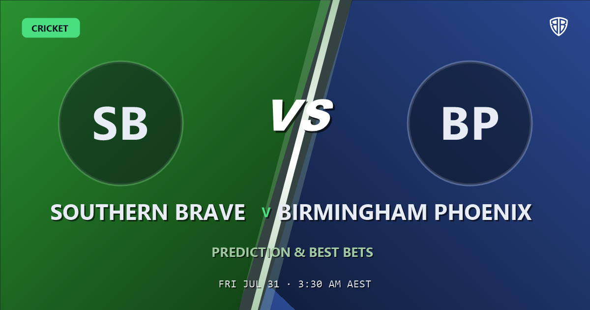 Cricket news: Southern Brave vs Birmingham Phoenix Prediction & Picks: The Hundred Preview