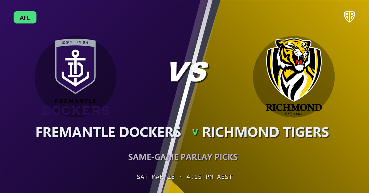 AFL news: Fremantle Dockers vs Richmond Tigers Prediction & Same Game Multi picks Key Insights: Smart Betting Angles
