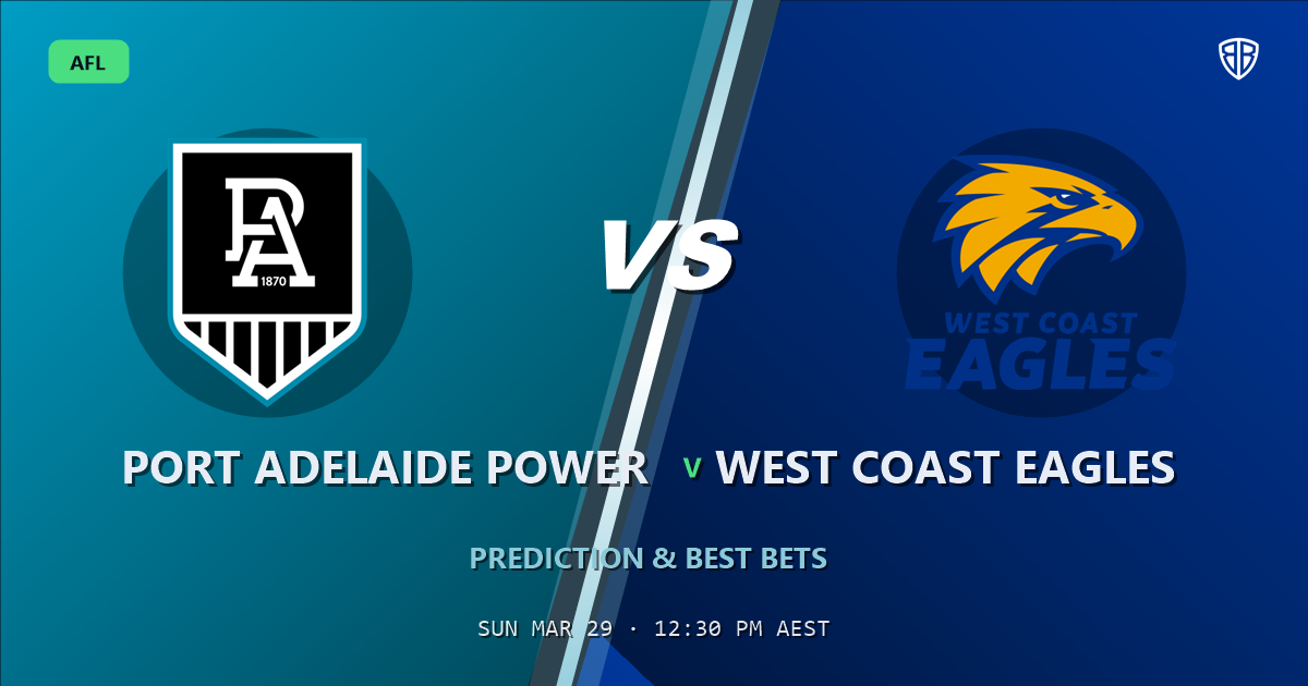 AFL news: Port Adelaide Power vs West Coast Eagles Prediction & Picks (Elijah Hewett Key Factor): Winning Game Angles