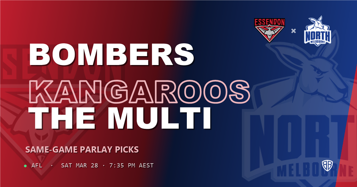 AFL news: Essendon Bombers vs North Melbourne Kangaroos Prediction & Same Game Multi picks Value Multi: Our Expert Analysis