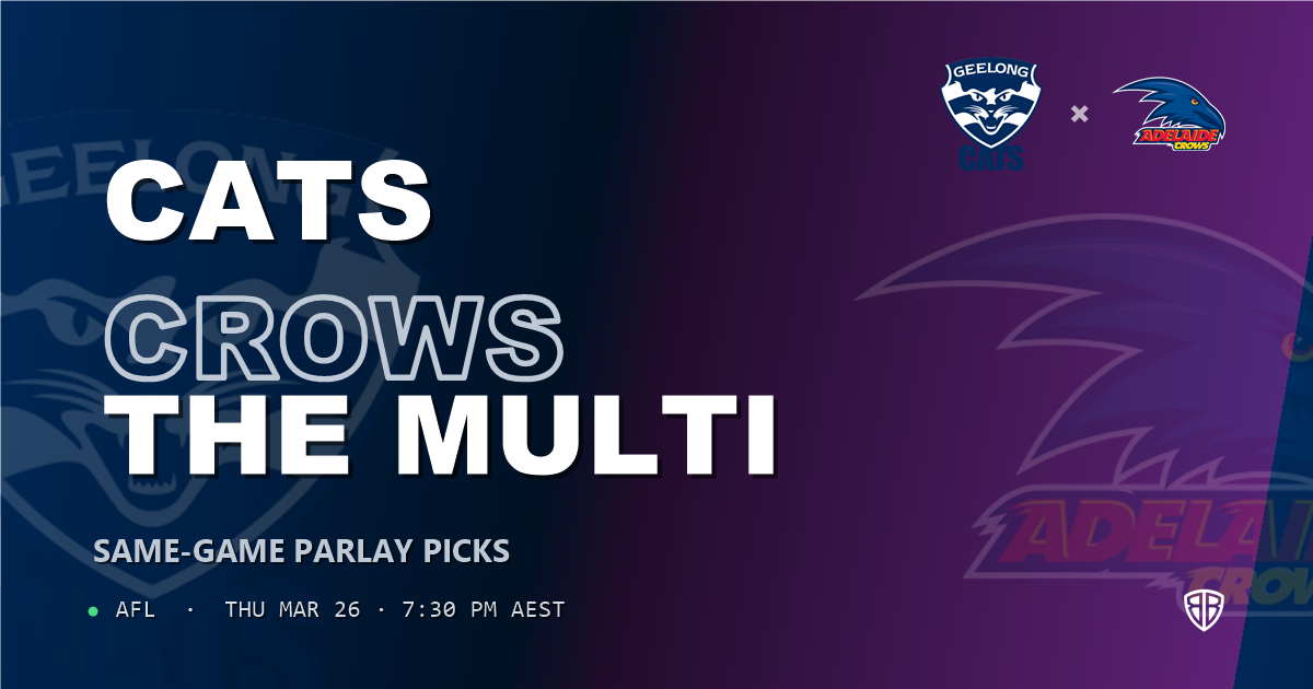 AFL news: Geelong Cats vs Adelaide Crows Prediction & Same Game Multi picks Value Multi: Analytics Breakdown