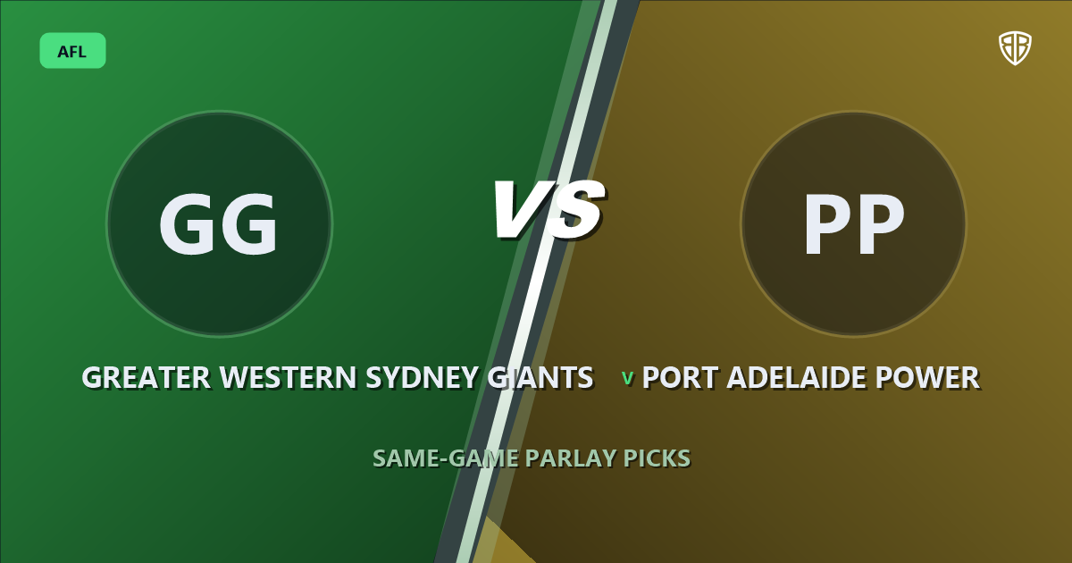 AFL news: Greater Western Sydney Giants vs Port Adelaide Power Prediction & Same Game Multi picks Key Insights: Our Expert Analysis
