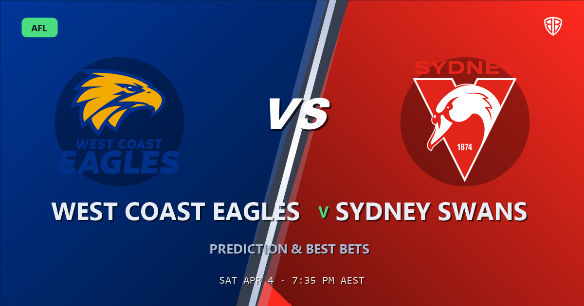 AFL news: West Coast Eagles vs Sydney Swans Prediction & Picks (Matt Flynn Key Factor): Winning Game Angles