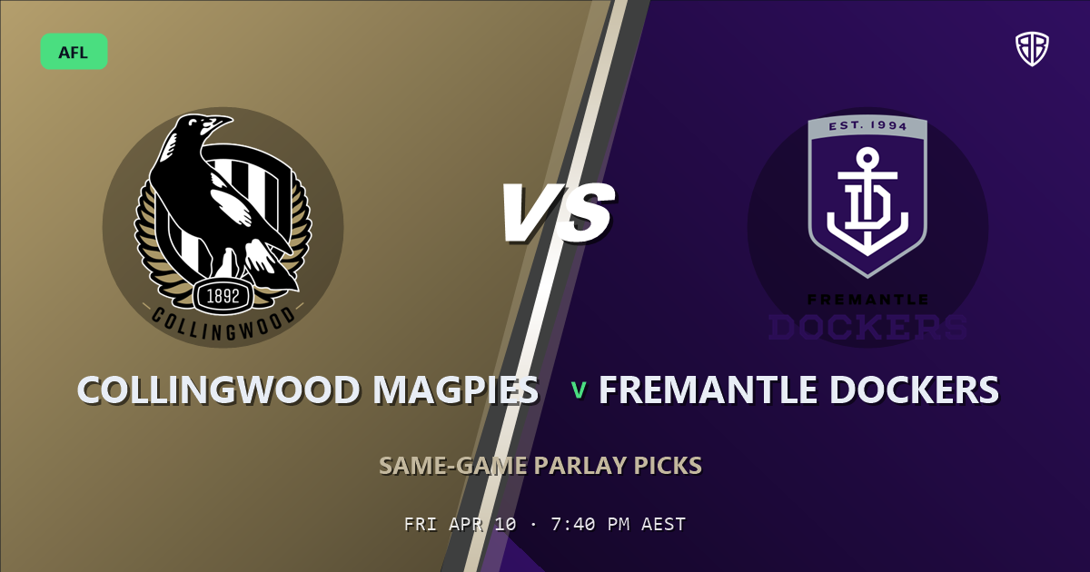 AFL news: Collingwood Magpies vs Fremantle Dockers Prediction & Same Game Multi picks Value Multi: Analytics Breakdown
