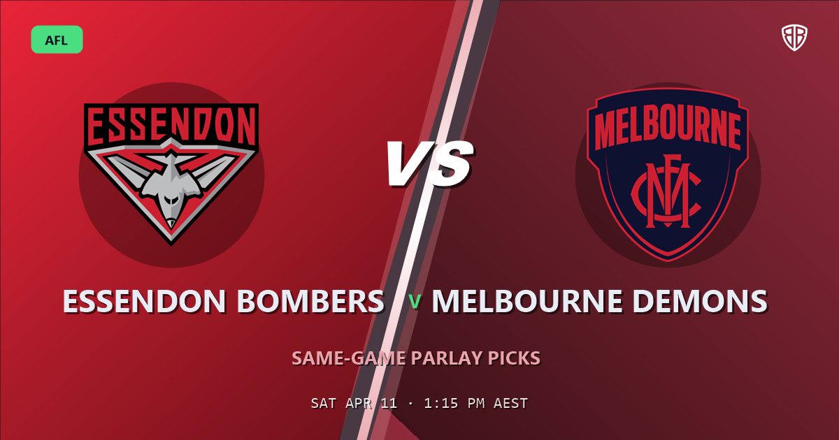 AFL news: Essendon Bombers vs Melbourne Demons Prediction & Same Game Multi picks Key Insights: Analytics Breakdown