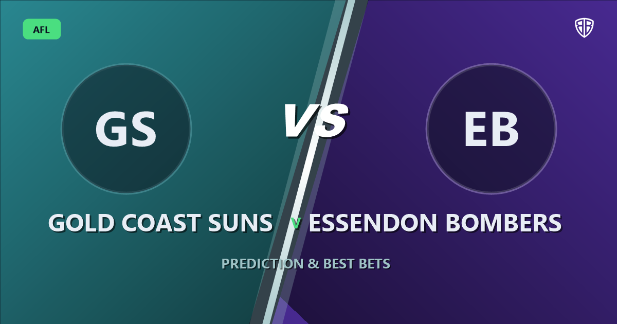 AFL news: Gold Coast Suns vs Essendon Bombers Prediction & Picks : Winning Game Angles