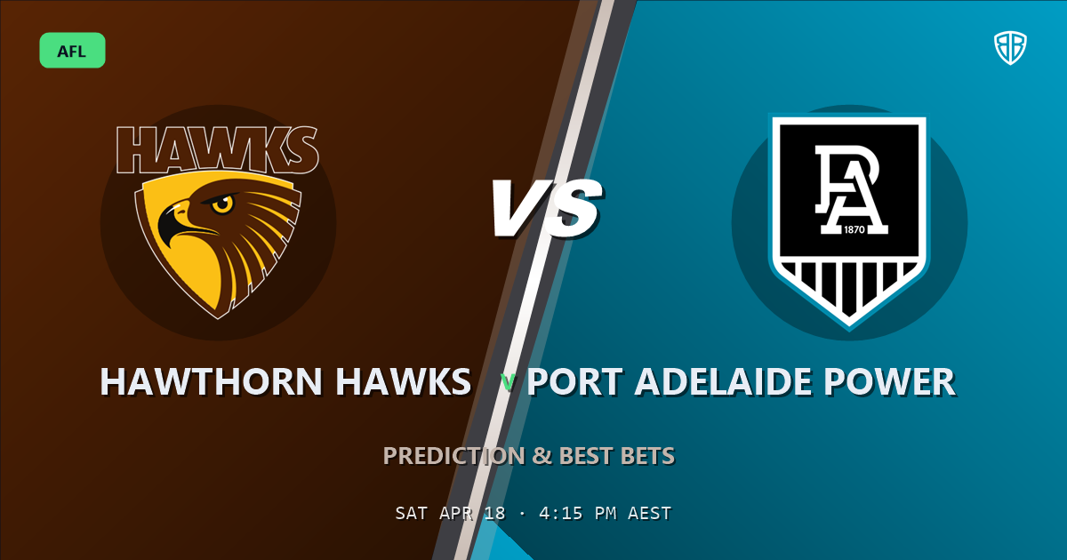 AFL news: Hawthorn Hawks vs Port Adelaide Power Prediction & Picks (Ollie Wines Key Factor): Winning Game Angles