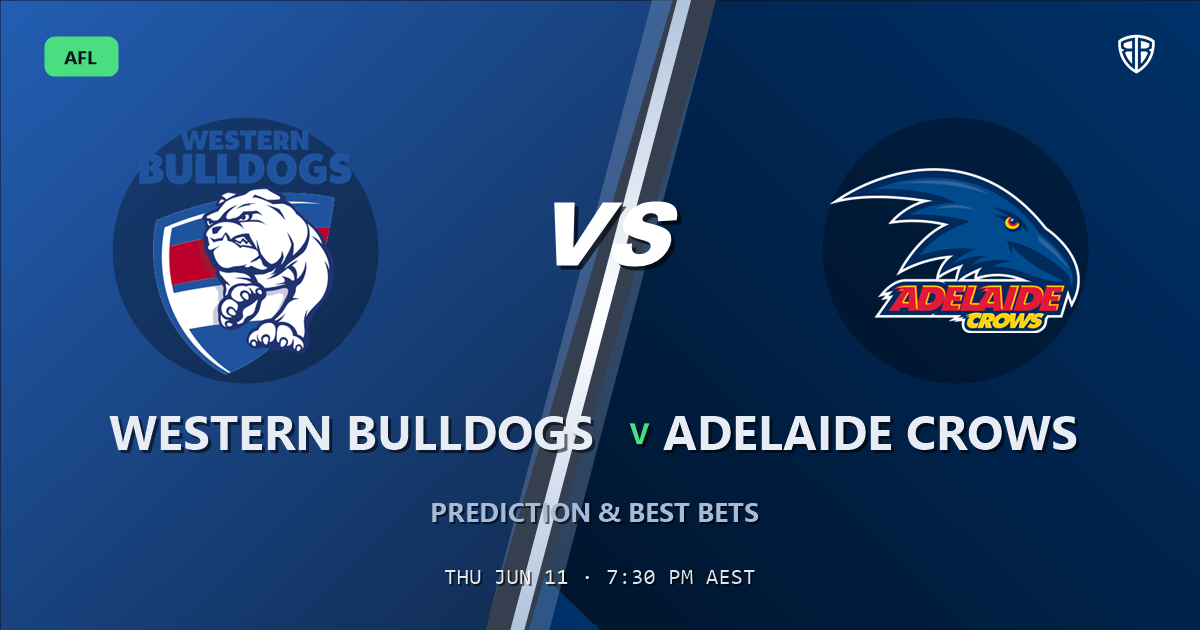 AFL news: Western Bulldogs vs Adelaide Crows Prediction & Picks : Full Match Breakdown & Bets