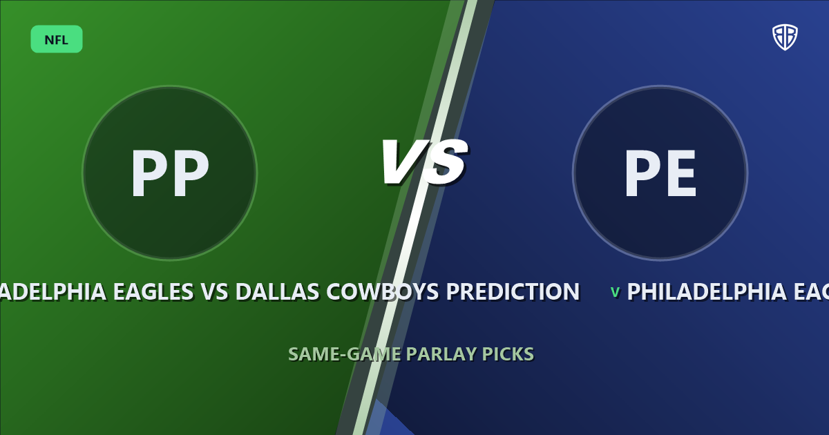 Philadelphia Eagles vs Dallas Cowboys Prediction & Same Game Parlay Picks: Expert Analysis