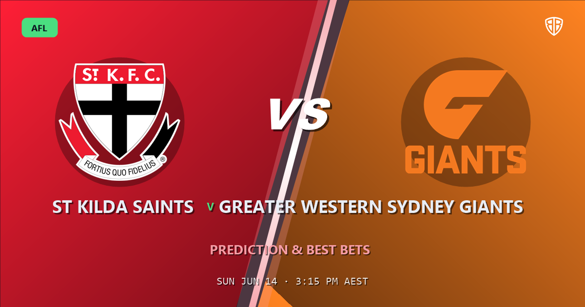 AFL news: St Kilda Saints vs Greater Western Sydney Giants Prediction & Picks : Winning Game Angles