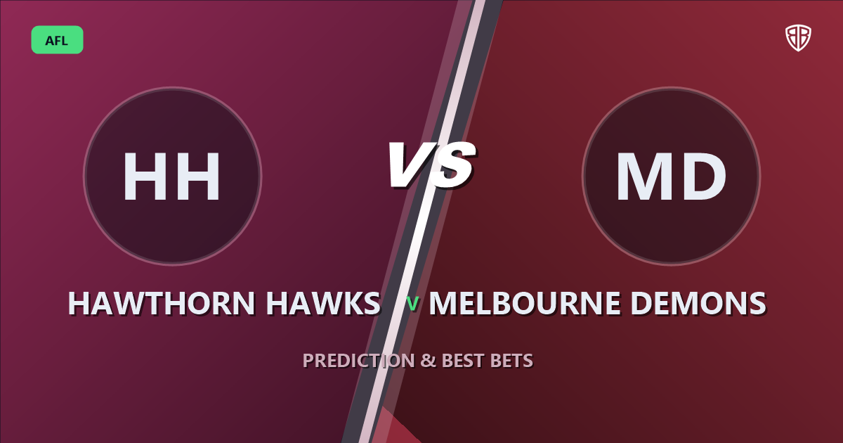 AFL news: Hawthorn Hawks vs Melbourne Demons Prediction & Picks (Caleb Windsor Key Factor): Expert Footy Betting Guide