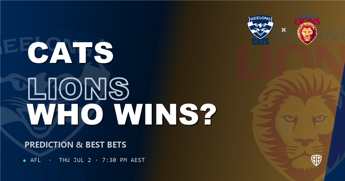 AFL news: Geelong Cats vs Brisbane Lions Prediction & Picks (Bailey Smith Key Factor): Expert Footy Betting Guide