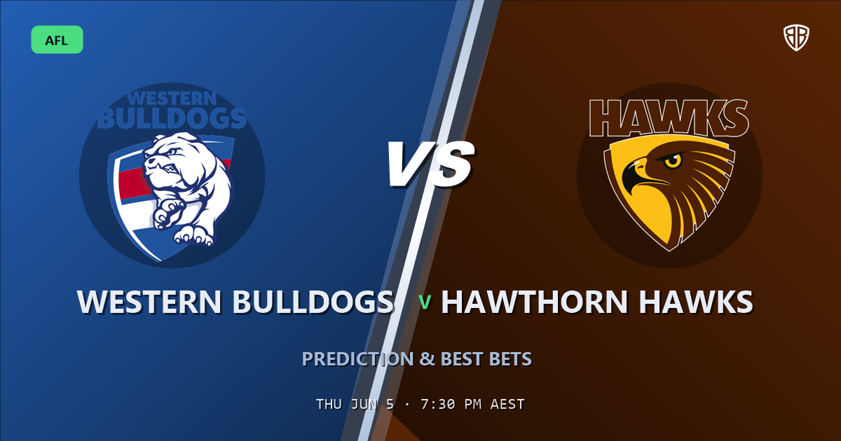 AFL news: Western Bulldogs vs Hawthorn Hawks Prediction & Picks : Odds Analysis & Top Props