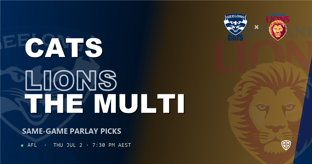 AFL news: Geelong Cats vs Brisbane Lions Prediction & Same Game Multi picks Top SGM: Analytics Breakdown