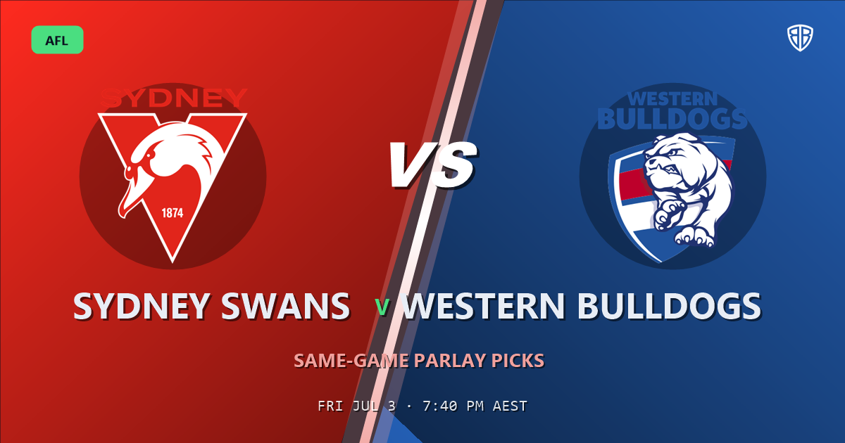 AFL news: Sydney Swans vs Western Bulldogs Prediction & Same Game Multi picks Value Multi: Analytics Breakdown