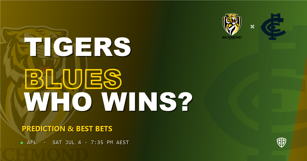 AFL news: Richmond Tigers vs Carlton Blues Prediction & Picks : Full Match Breakdown & Bets