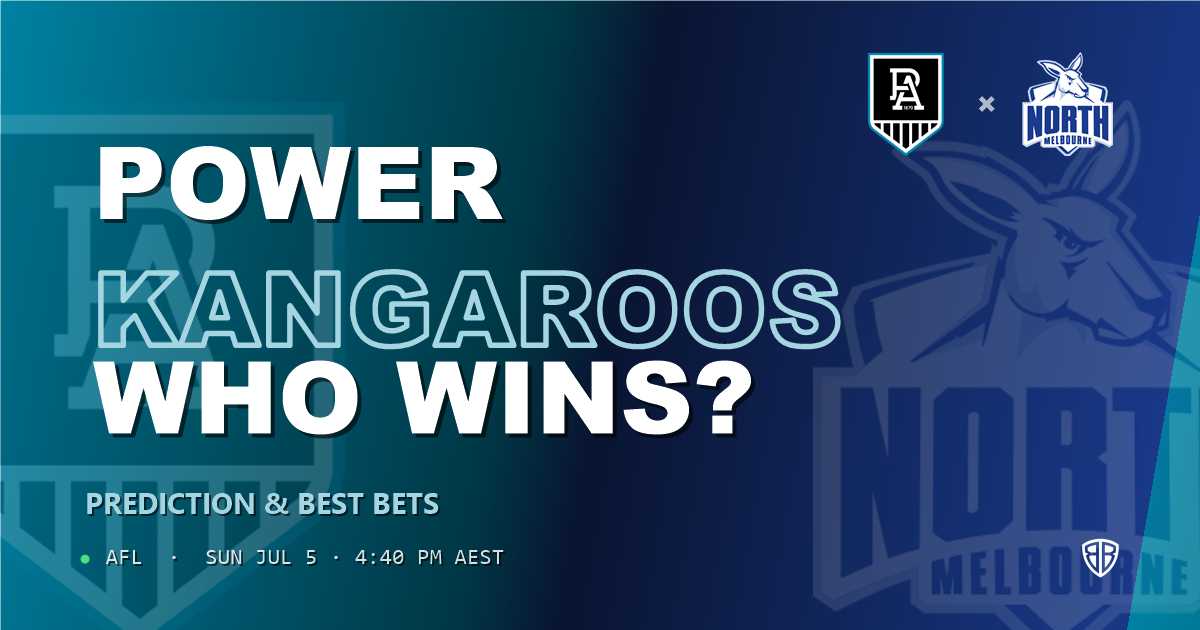 AFL news: Port Adelaide Power vs North Melbourne Kangaroos Prediction & Picks : Odds Analysis & Top Props