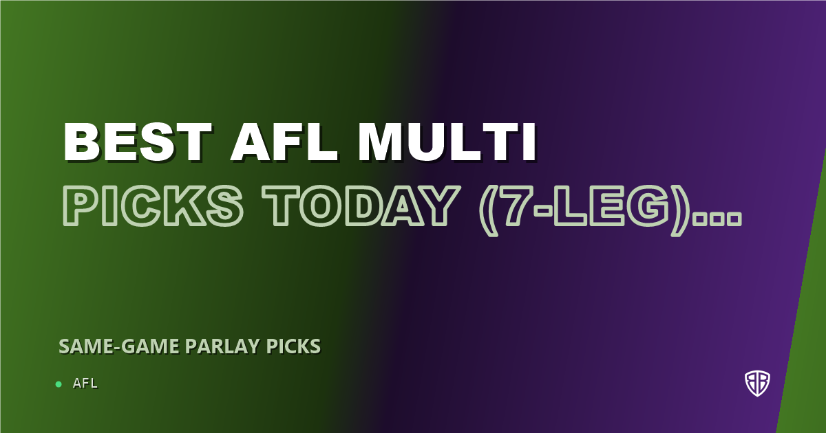 AFL news: Best AFL Multi Picks Today, Saturday 07/04 (7-Leg) Featuring Jack Gunston!: High Probability Plays