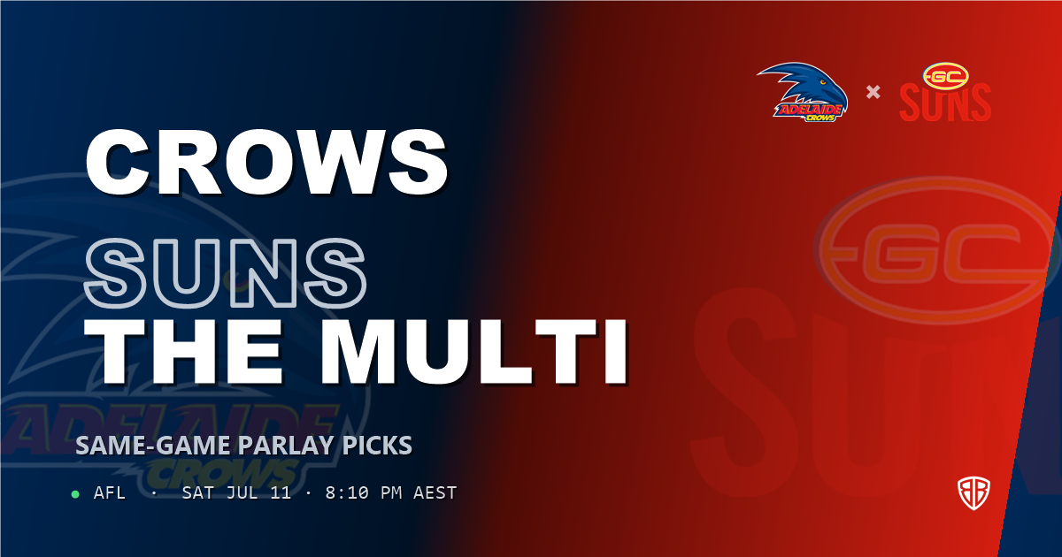 AFL news: Adelaide Crows vs Gold Coast Suns Same Game Multi Tips & Prediction