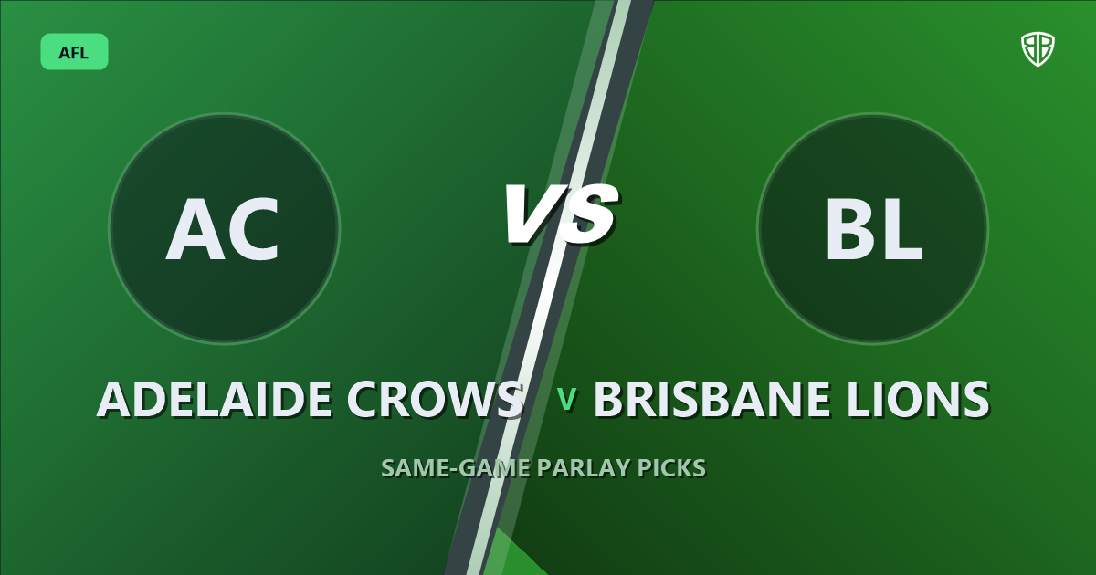 AFL news: Adelaide Crows vs Brisbane Lions Prediction & Same Game Multi picks Key Insights: High-Value Opportunity