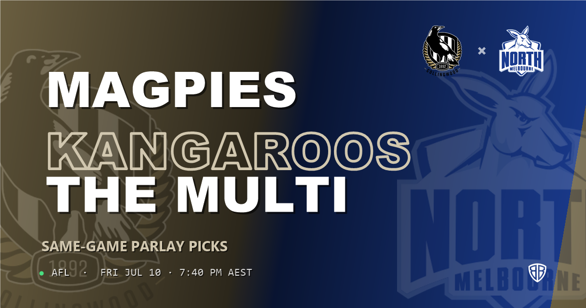 AFL news: Collingwood Magpies vs North Melbourne Kangaroos Same Game Multi Tips & Prediction