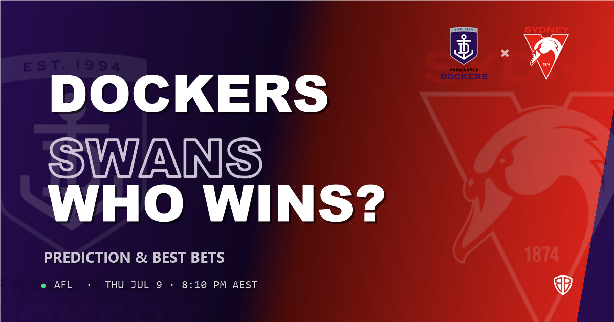 AFL news: Fremantle Dockers vs Sydney Swans Prediction, Tips & Odds