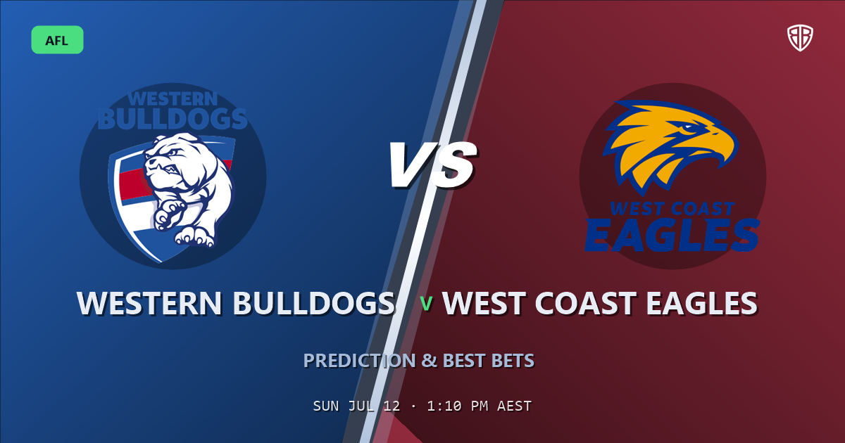 AFL news: Western Bulldogs vs West Coast Eagles Prediction, Tips & Odds
