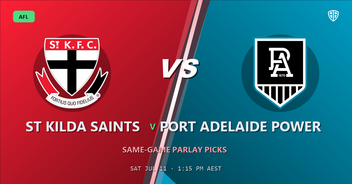 AFL news: St Kilda Saints vs Port Adelaide Power Prediction & Same Game Multi picks Value Multi: Smart Betting Angles