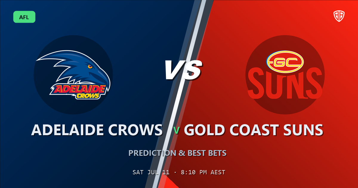 AFL news: Adelaide Crows vs Gold Coast Suns Prediction & Picks (Ben Keays Key Factor): Full Match Breakdown & Bets