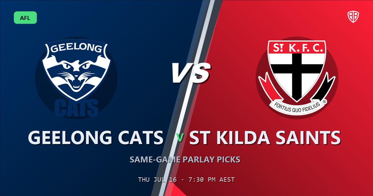 AFL news: Geelong Cats vs St Kilda Saints Prediction & Same Game Multi picks Top SGM: Analytics Breakdown