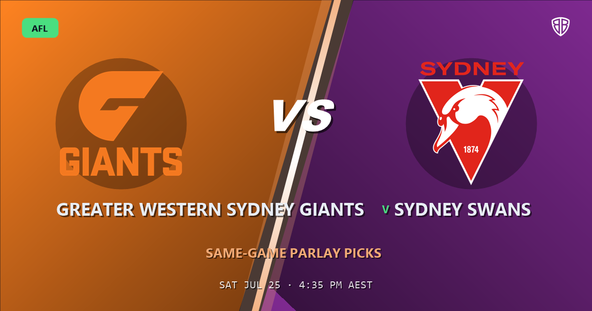 AFL news: Greater Western Sydney Giants vs Sydney Swans Prediction & Same Game Multi picks Top SGM: Don