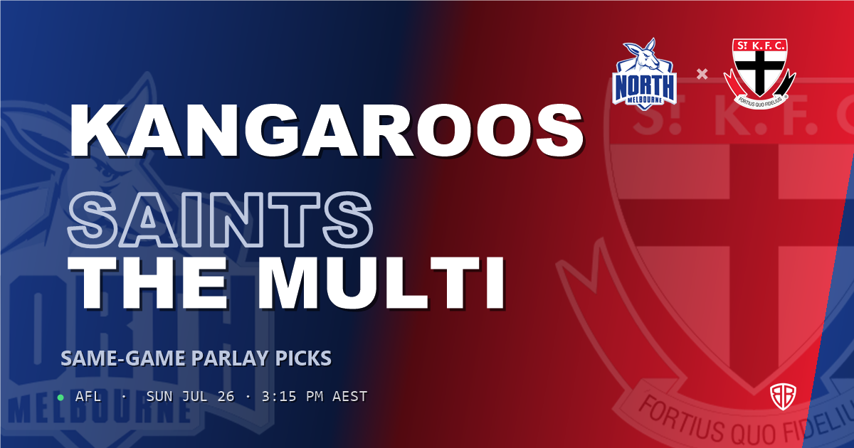 AFL news: North Melbourne Kangaroos vs St Kilda Saints Prediction & Same Game Multi picks Key Insights: Don