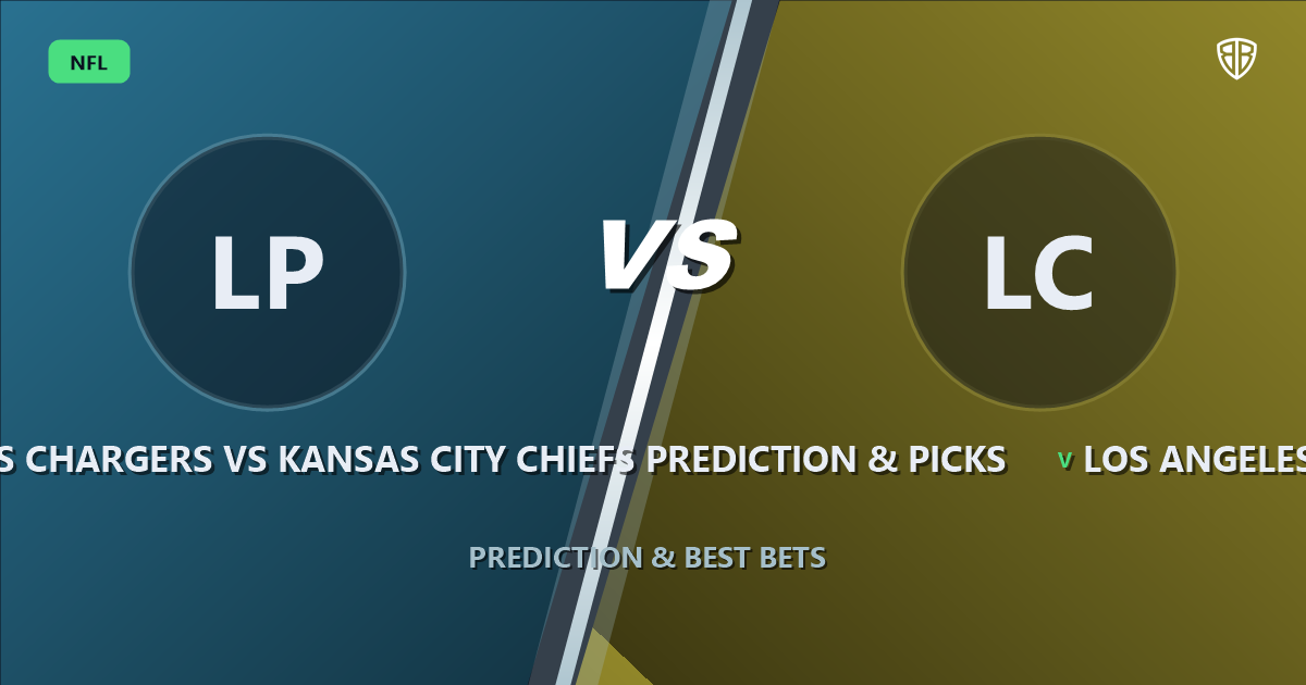 Los Angeles Chargers vs Kansas City Chiefs Prediction & Picks: Odds & Edges
