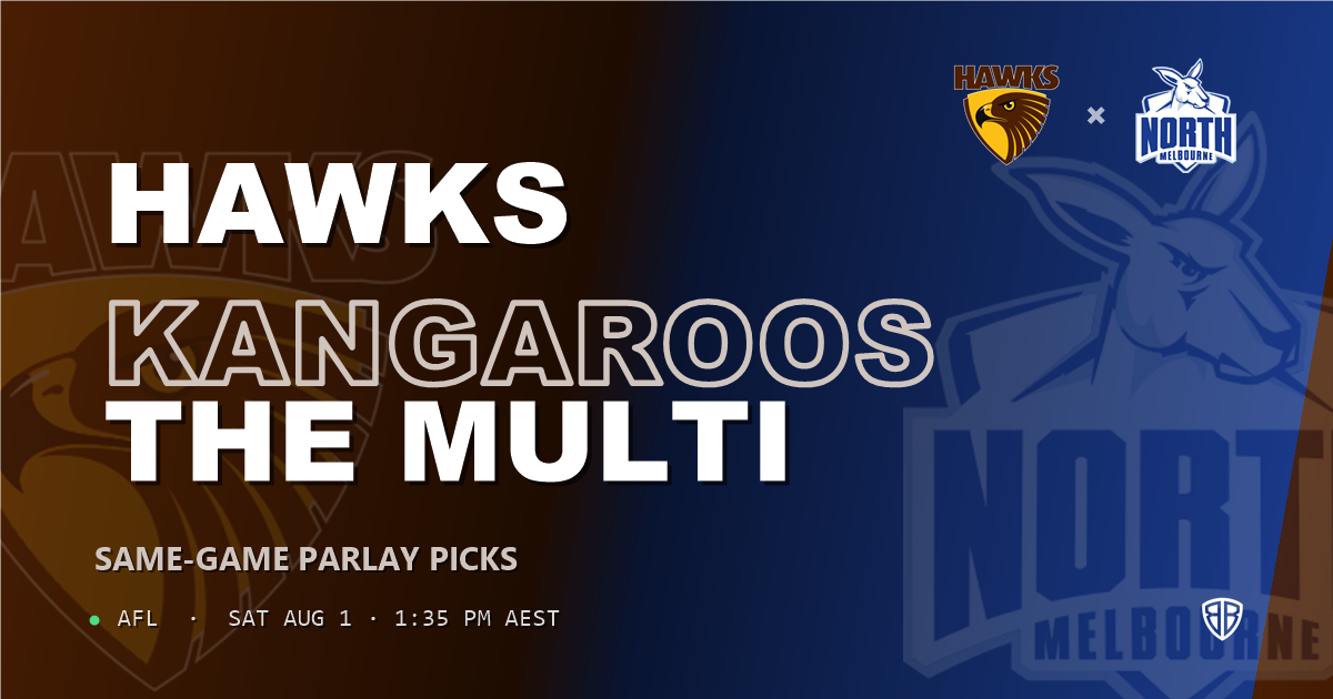 AFL news: Hawthorn Hawks vs North Melbourne Kangaroos Prediction & Same Game Multi picks Value Multi: Smart Betting Angles